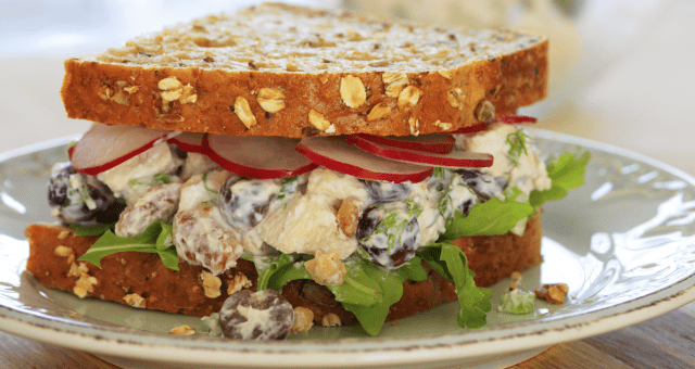 Chicken Salad with Red Grapes and Walnuts - Better Heart Health