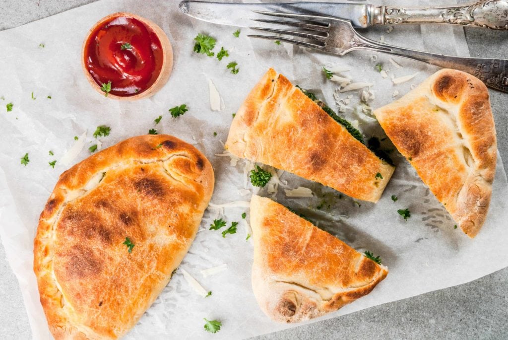 Spinach and Ricotta Protein Calzone The Better Nutrition Program