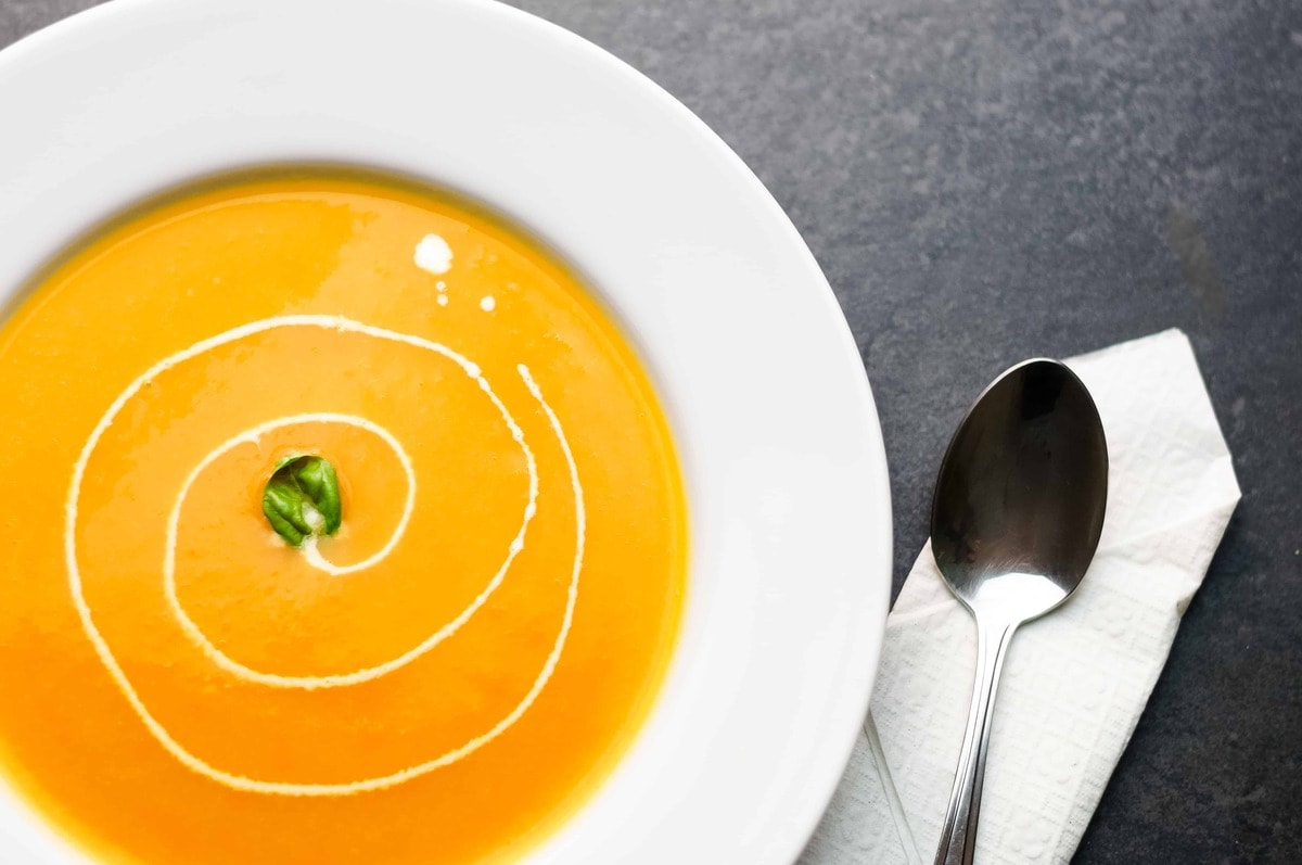 Curried Apple and Butternut Squash Soup : The Better Nutrition Program