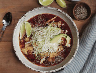 Chia Tortilla Soup with Black Beans : The Better Nutrition Program