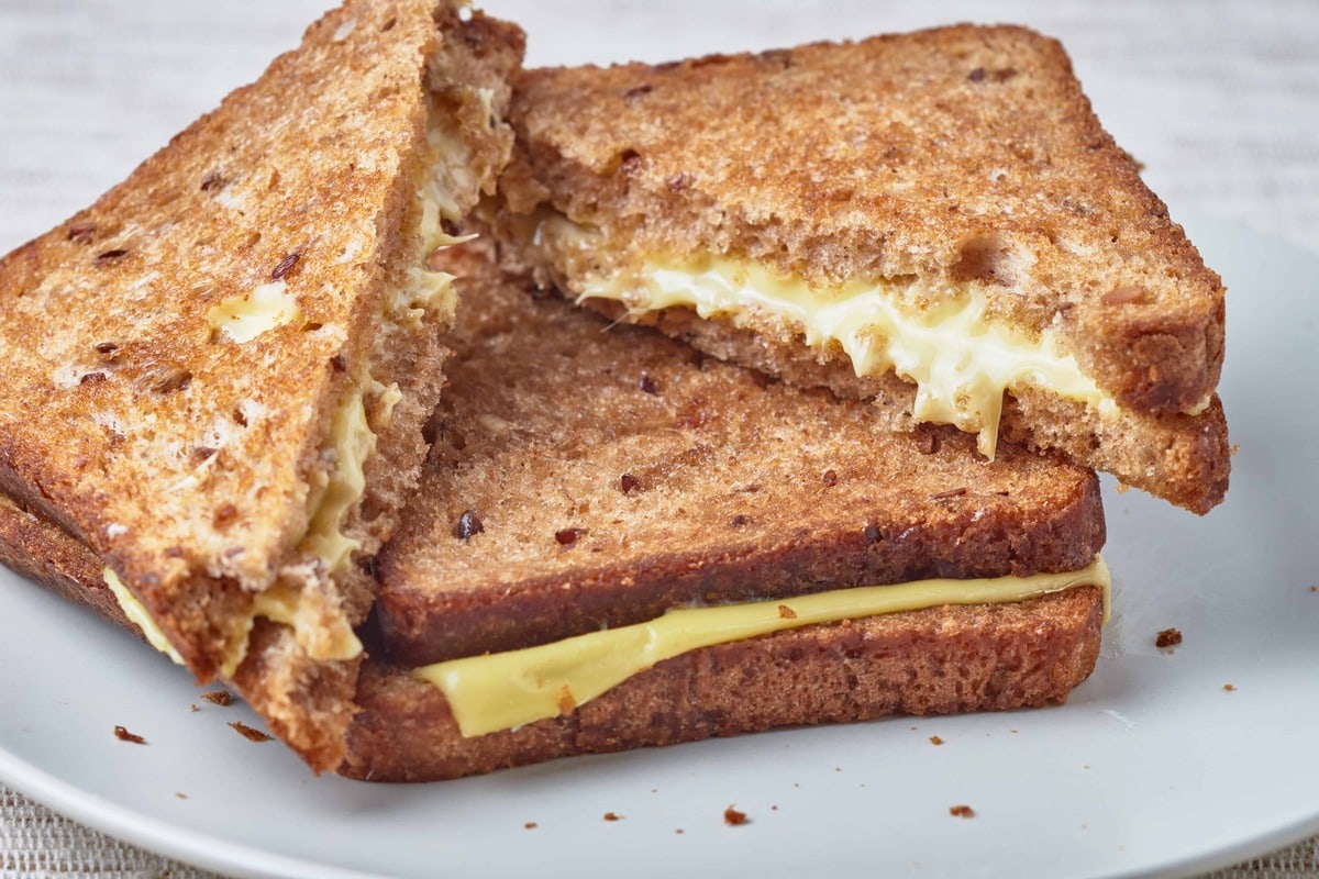 Grilled Cheeses - The Better Nutrition Version! No Cheese Slices Here
