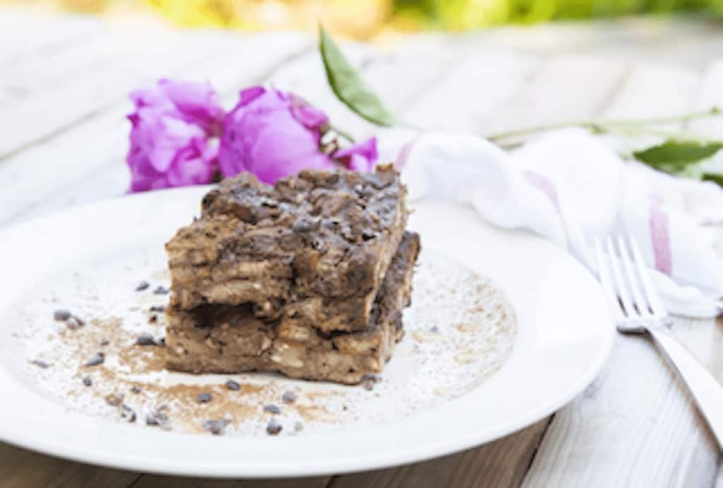 Chocolate Avocado Bread Pudding - Delicous Treat That's Good For You