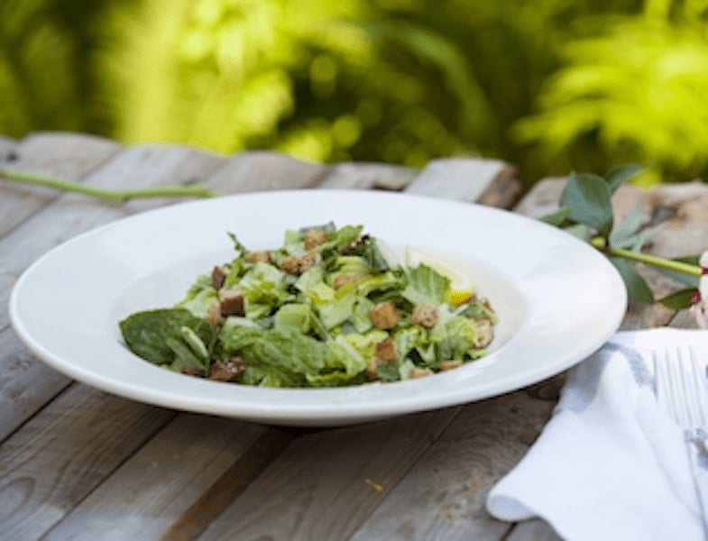 Vegan Caesar Salad with Garlic Croutons - Delicious and Easy To Prep