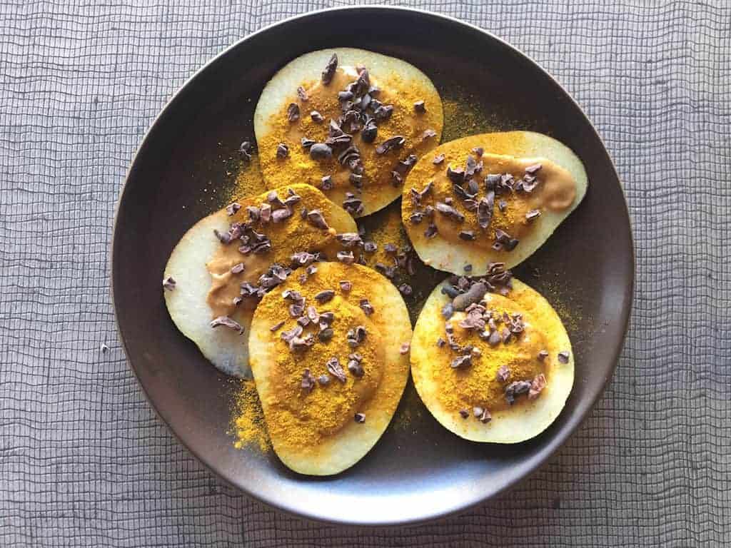 Better Turmeric Pear Toast - Enjoy the Healthy Inflammatory Response