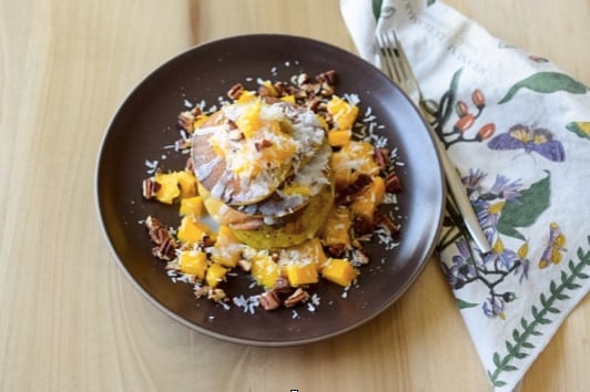 Grain free protein rich no added sugar pancakes