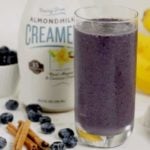 cinnamon and blueberry smoothie