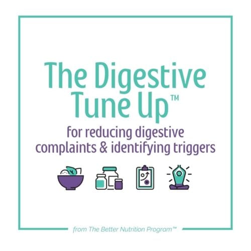 For reducing digestive complaints and identifying triggers