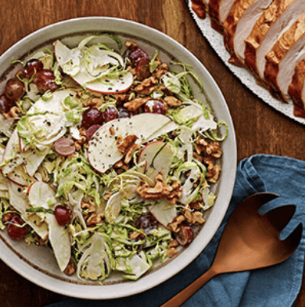 Brussels Sprouts Waldorf Salad : The Better Nutrition Program