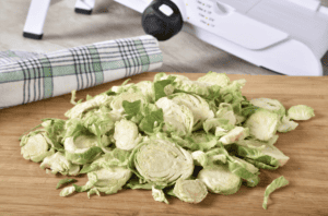 chopped Brussel Sprouts for Brussels Sprouts Waldorf Salad