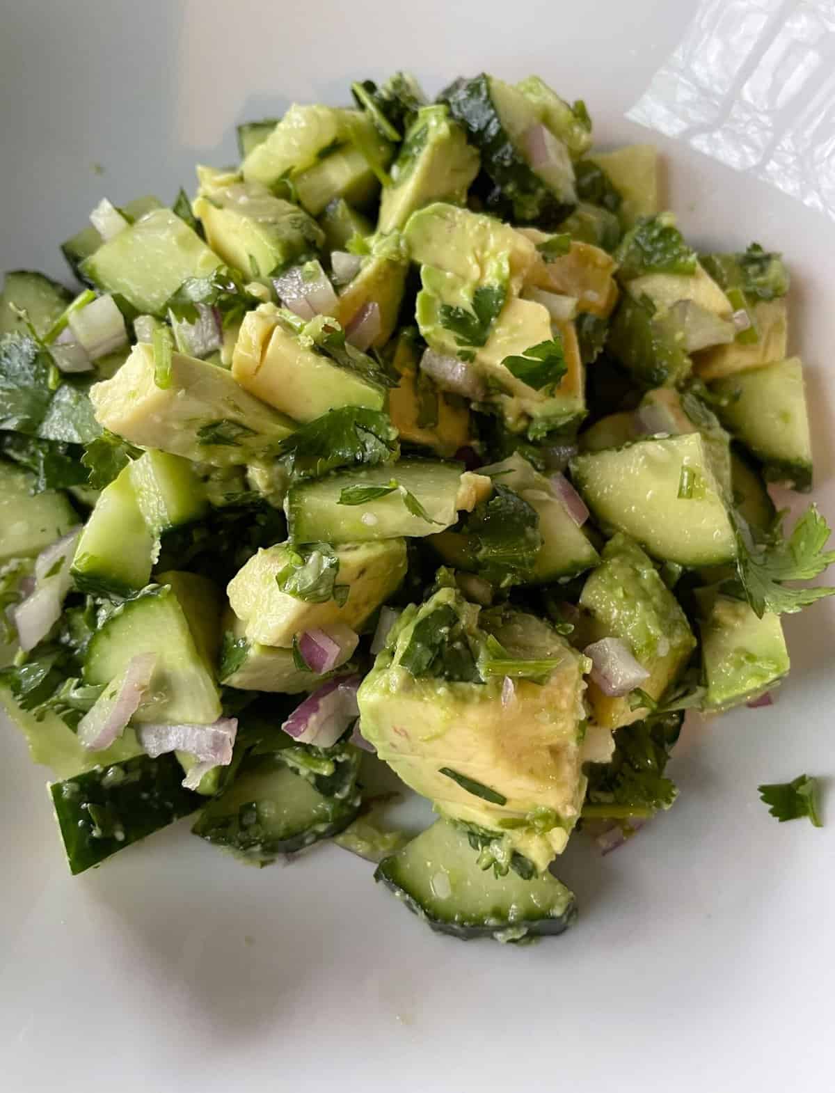 Cucumber Avocado Salad : The Better Nutrition Program